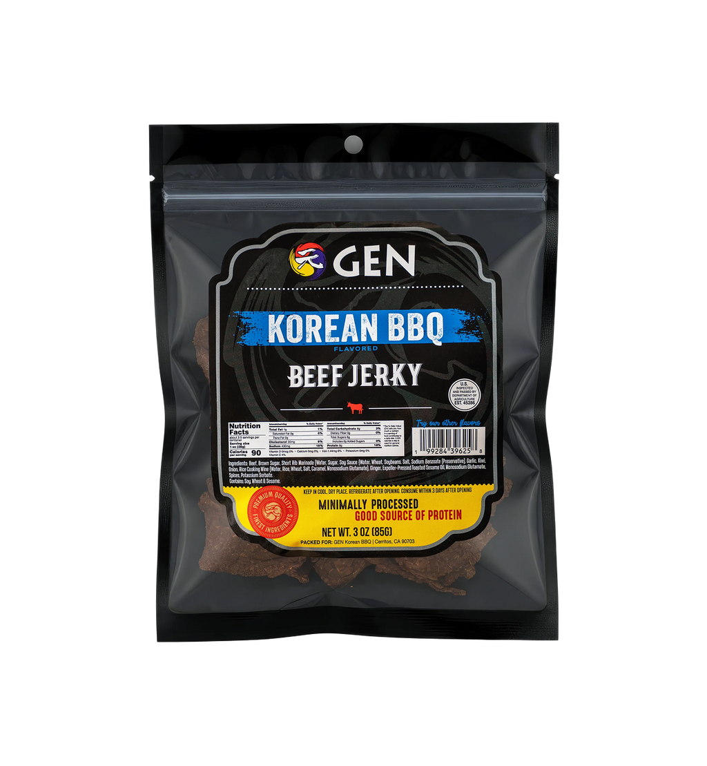 Korean BBQ Beef Jerky