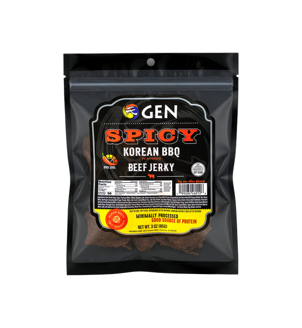 Spicy Korean BBQ Beef Jerky
