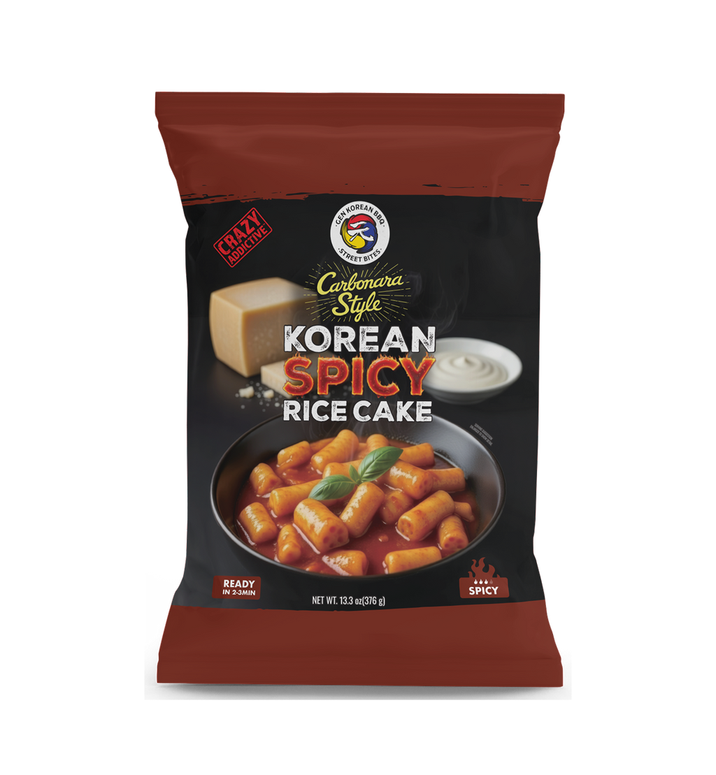 Carbonara Style Korean Spicy Rice Cake