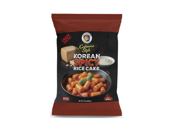 Carbonara Style Korean Spicy Rice Cake