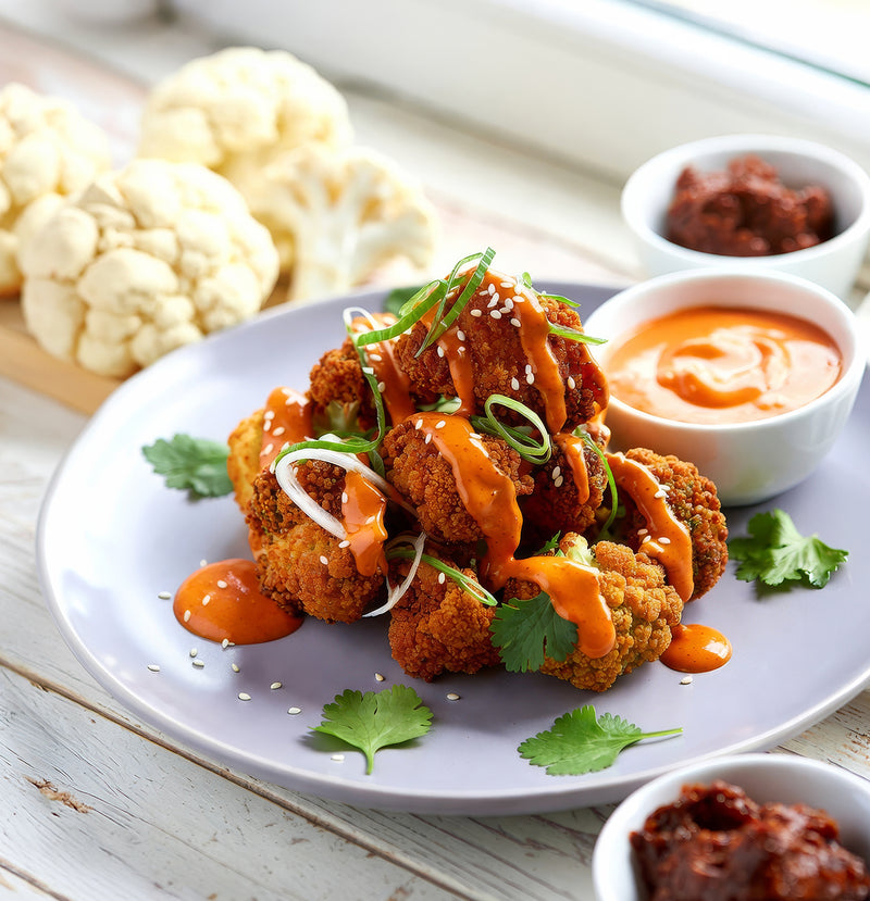Crispy Cauliflower w/ Gochujang Aioli