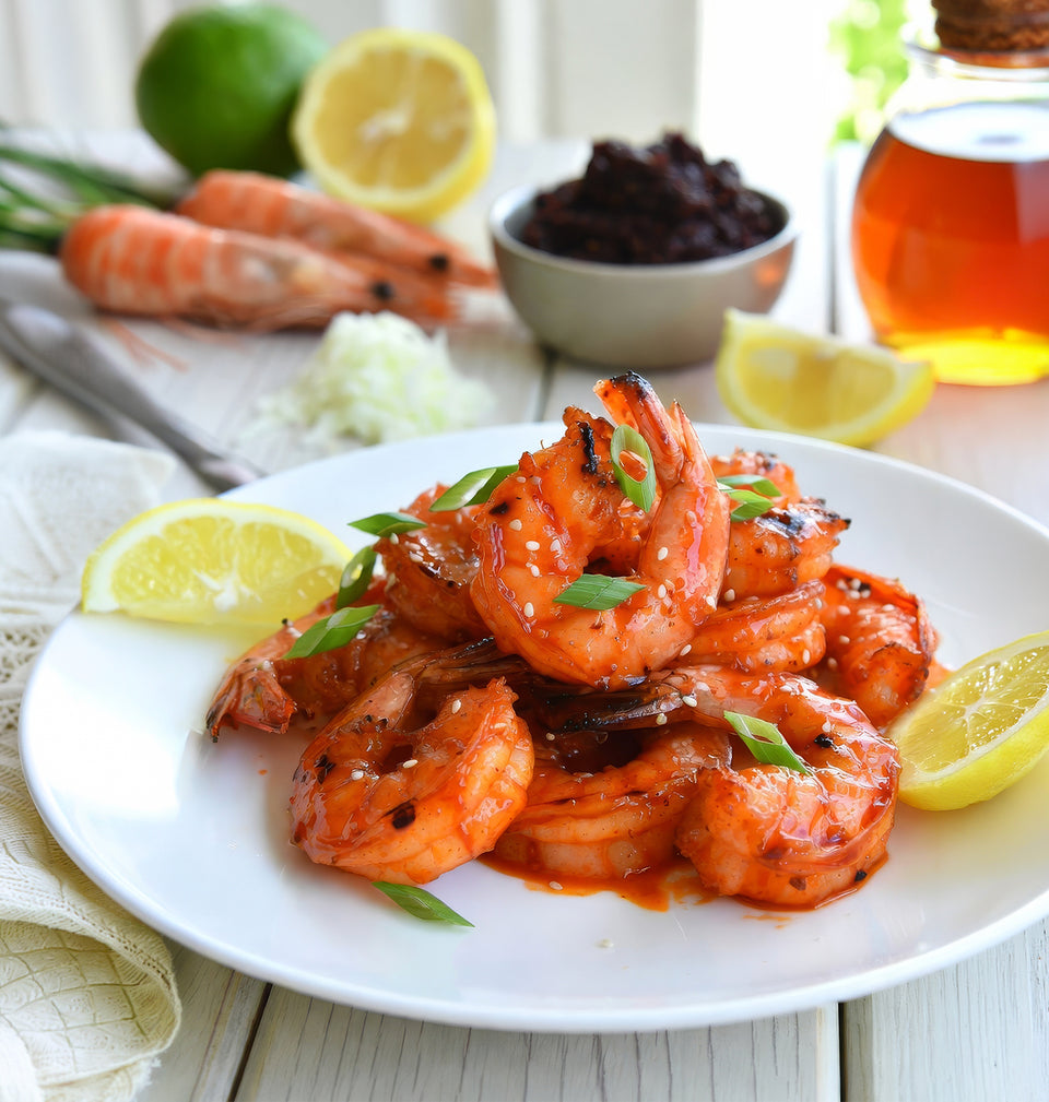 Grilled Gochujang Shrimp