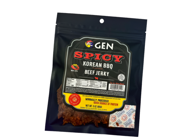 Spicy Korean BBQ Beef Jerky