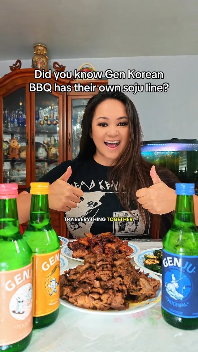 If you’ve been craving Korean BBQ, Gen’s meats with their soju lineup gives you even more 