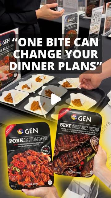 KBBQ samples + GEN frozen meats