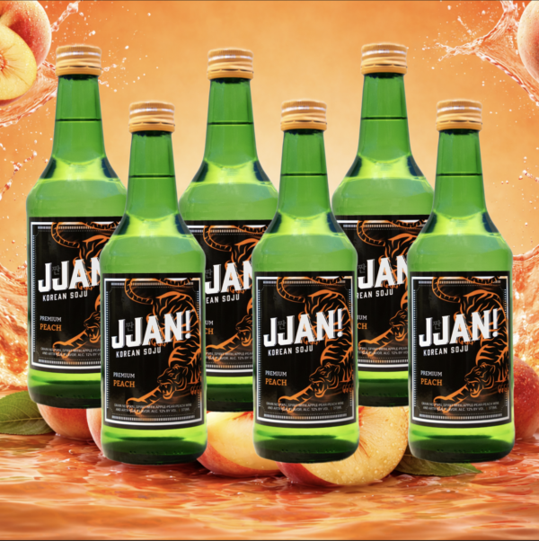 Jjan! Peach Soju (6-pack)
